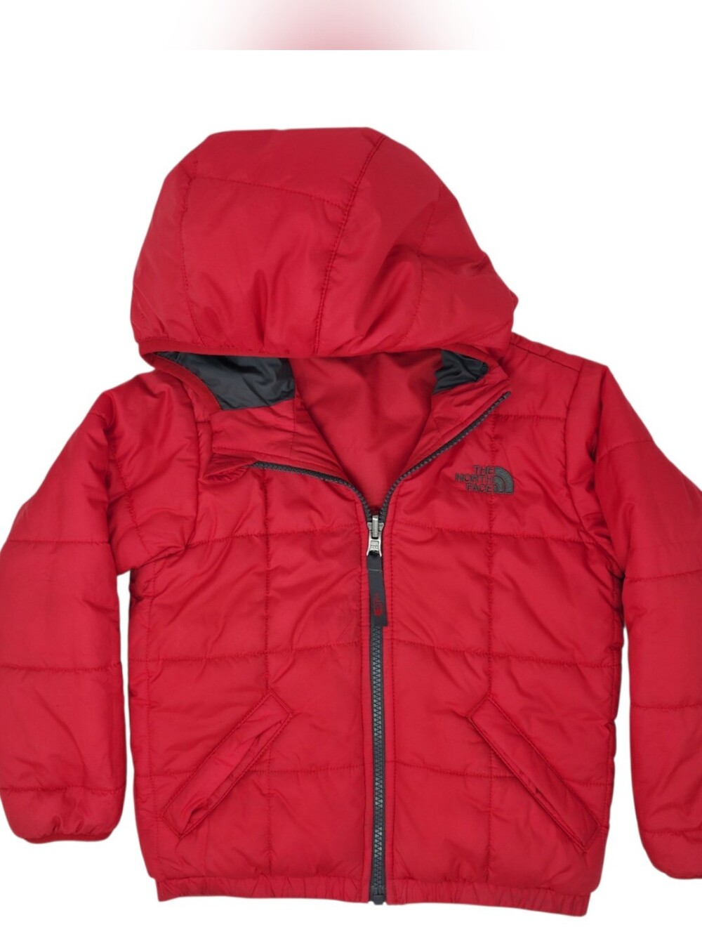 The North Face Toddler 4T Red Hooded Puffer Winter Jacket Coat